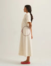 CIRCLE EMBROIDERED DRESS