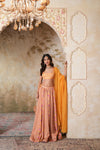 Kesariya Heer Lehenga Set With Dupatta