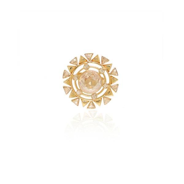 Blooming Daisy Ring- Gold