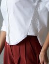 Logus White Hand Embroidered Shirt