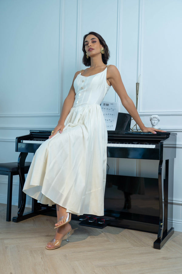 calf length dress