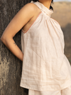 Airy Bow Top - beige
