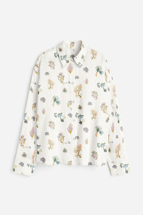 Marine Life Coral Shirt women