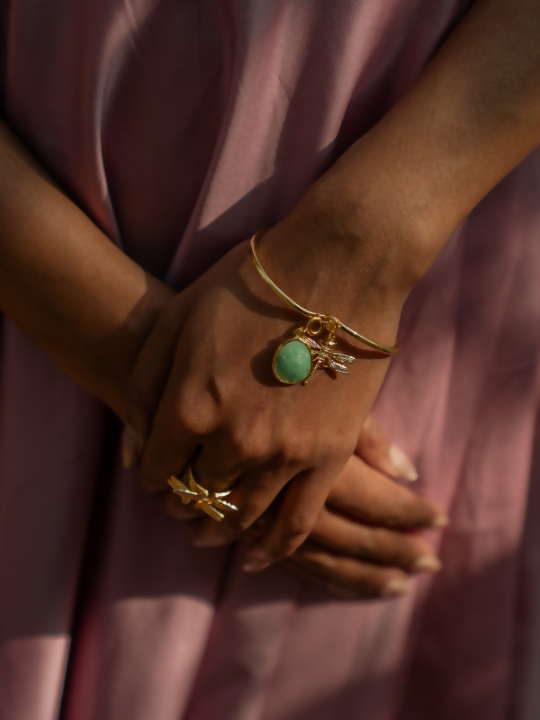 serafina-charm-bracelet - green