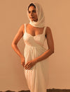 Poe Satin Drape Dress