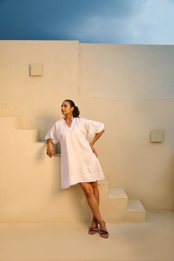 White Short Party Dress