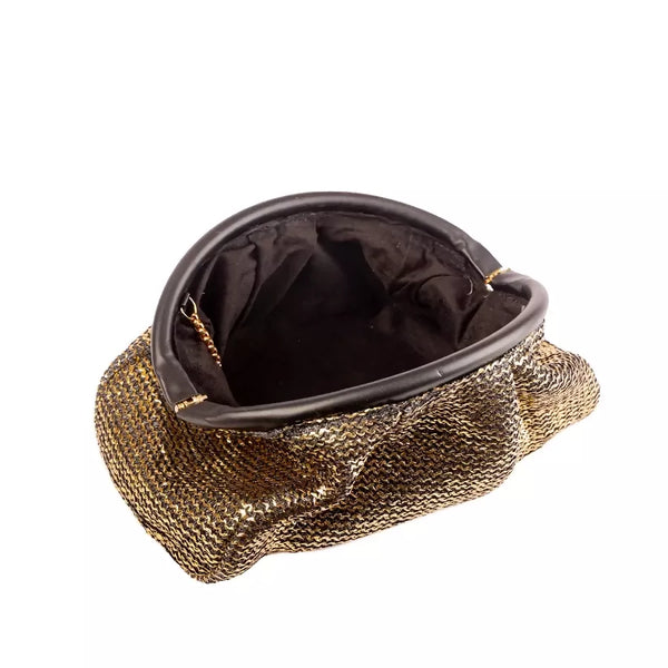 MOON CLUTCH Black Gold