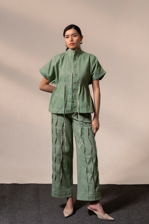 Fern Denim Top