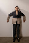 Celeste Black Stripes Blazer