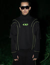 Black Wired Sweatshirt