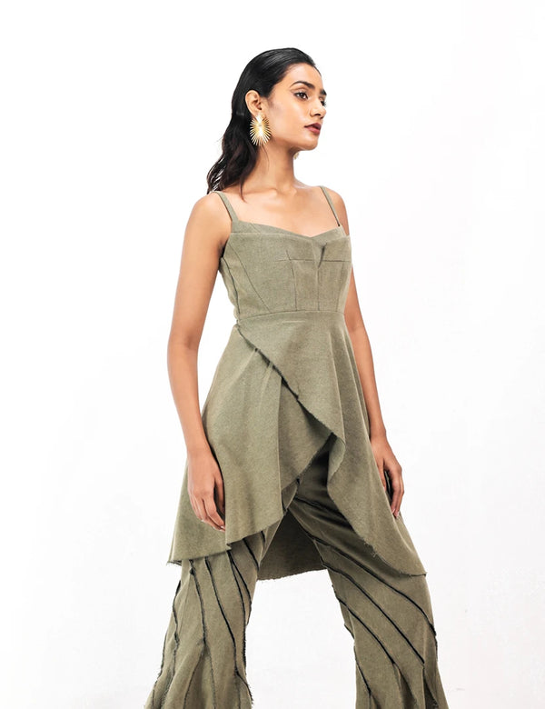 SAGE DRIFT CORSET TOP