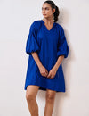 Blue Short Party Dress