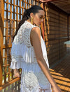 Ibiza Fringe Embroidered Vest