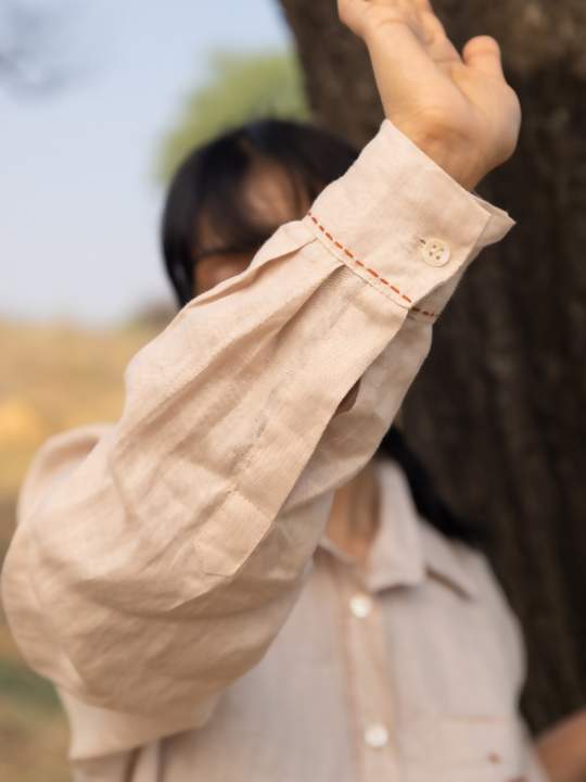 Dust Bloom Shirt - beige