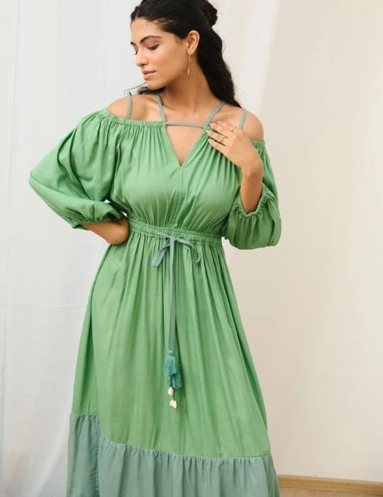 Sea Green Midi Dress