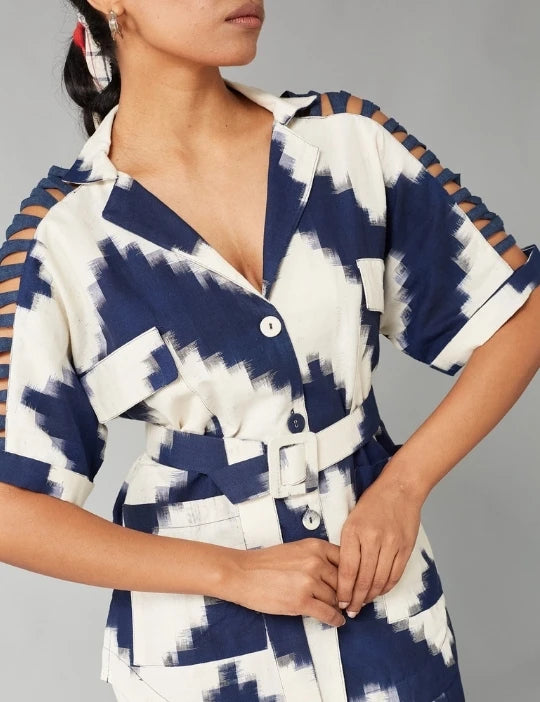 Blue Hillary Co-ord Set