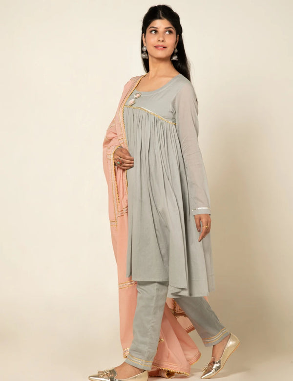 Powder Blue Suhani Kurta Set