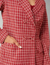 Red Suri Blazer