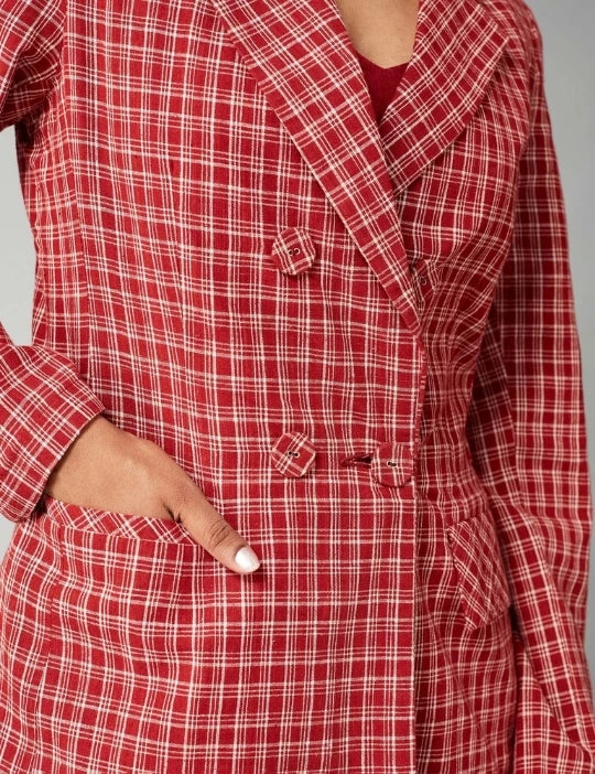 Red Suri Blazer