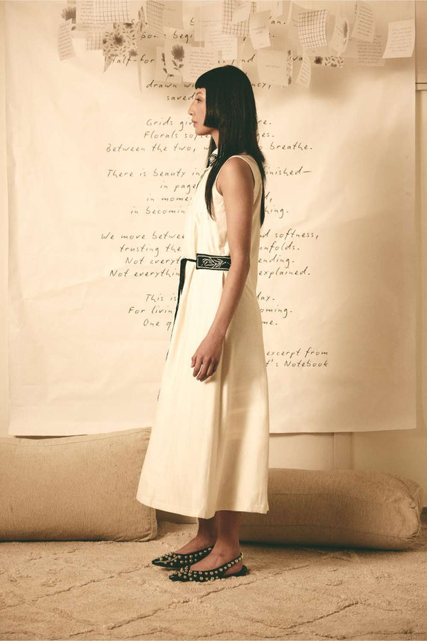 ATBW - AN Trench Dress - White