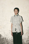 ATBW - AN Stripe Tie Up Shirt Set