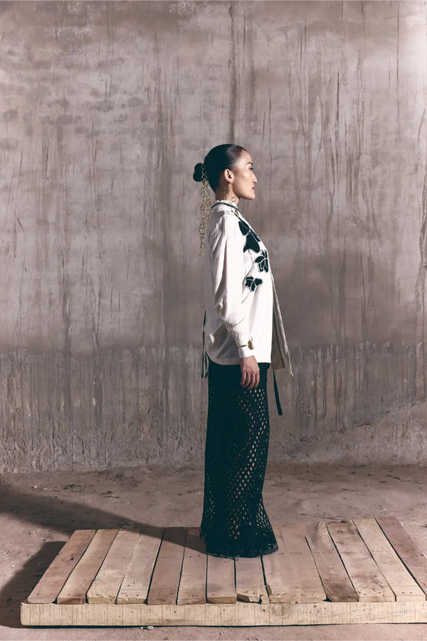 The Space Between - Reveal Shirt with Veil Skirt