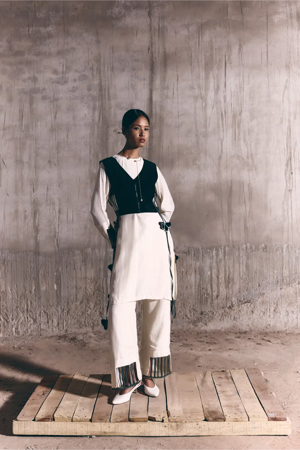 The Space Between - Column Kurta