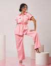 Peach-Pink Co-ord Set
