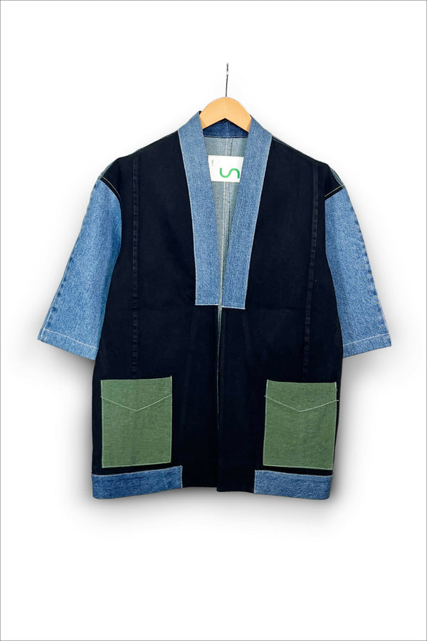 Un Denim - Upcycled Denim Kimono Jacket | 175