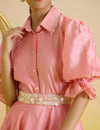 Bubblegum embroidered co-ord set