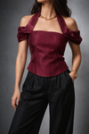 Nightfall Cream Corset Top