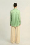 Ash Green Gather Shirt
