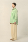 Ash Green Gather Shirt