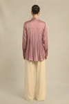 Brick Red Gather Shirt