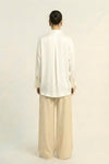 Ivory White Loop Blouse