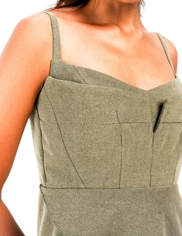 SAGE DRIFT CORSET TOP