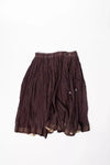 Gathered Skirt Brown