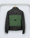 Space Grey Backpack Denim Jacket