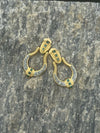 Emerald Arc Hoops