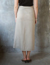 Logus Beige Linen Skirt