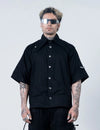 Spider-Web Collar Shirt