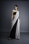 STRIPED BUTTON SAREE