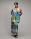 Agnes Multicolor Notch Collar Jacket