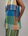 Agnes Multicolor Notch Collar Jacket