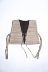 Reversible Bib- Walnut
