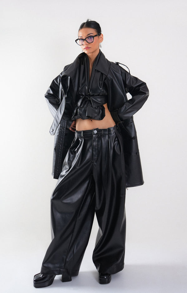 Reform Leather Trench Coat