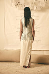 ATBW - AN Reversible Waistcoat with Bloom Pencil Skirt