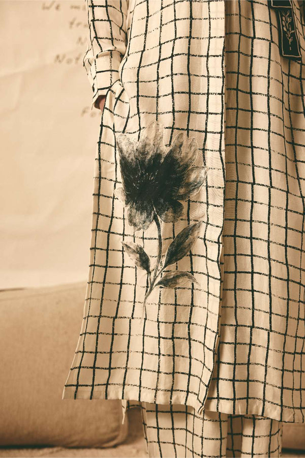 ATBW - AN Bookmark Grid Kurta