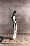 The Space Between - Column Kurta, Frame Pants with Anchor Bib