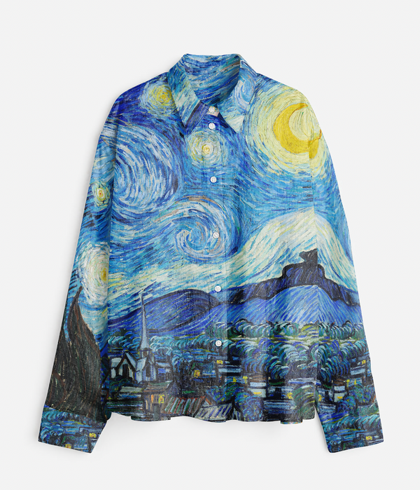 Starry Night Shirt for Women